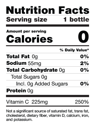 Teas' Tea Golden <br>Oolong Tea 500 Nutritional Facts Table